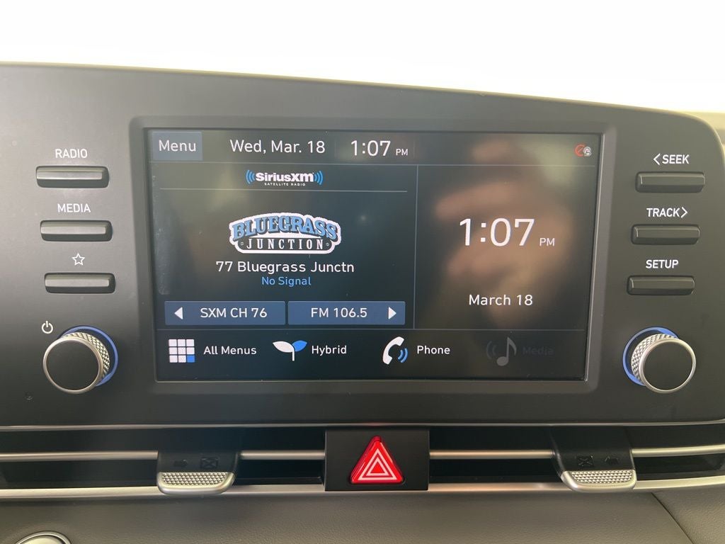 2022 Hyundai ELANTRA HYBRID Blue