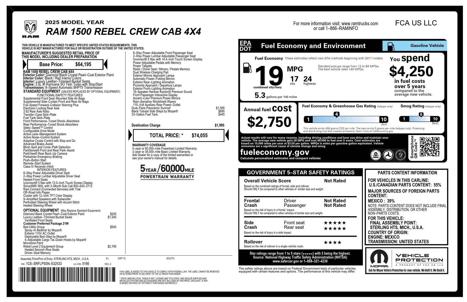 2025 RAM 1500 Rebel