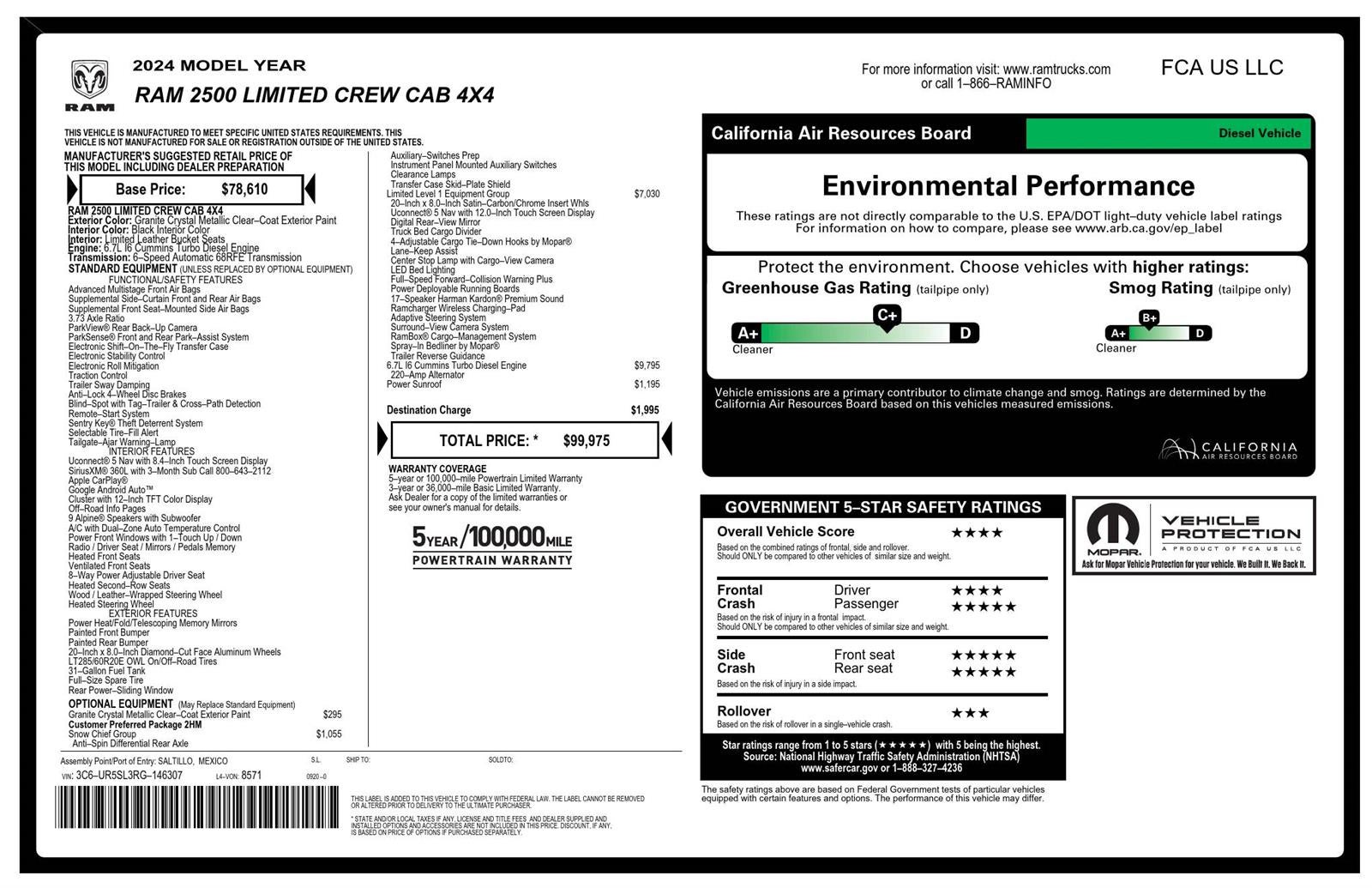 2024 RAM 2500 Limited