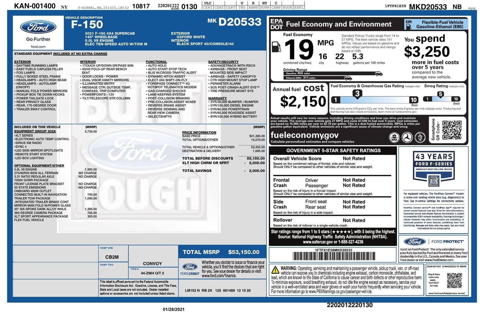 2021 Ford F-150 XLT