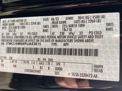 2023 Ford Escape ST-Line