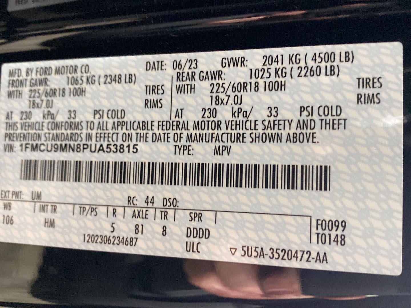 2023 Ford Escape ST-Line