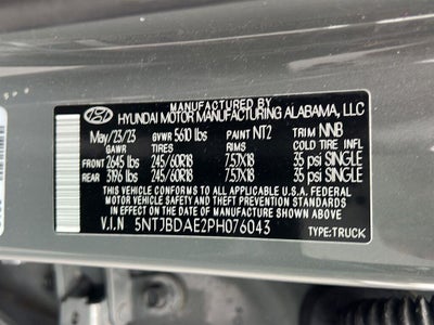 2023 Hyundai SANTA CRUZ SEL