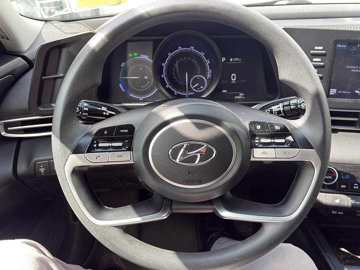 2022 Hyundai ELANTRA HYBRID Blue