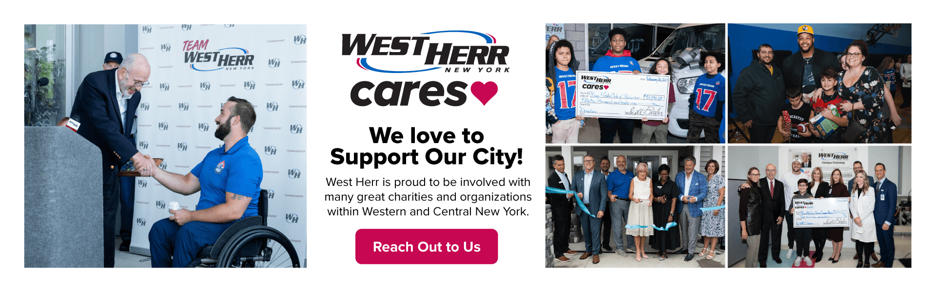 West Herr Cares. We love to Support Our City!